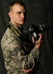 Air Force Staff Sgt. Colton Elliott has faced much adversity throughout his life and now he’s found a home with the Air National Guard. Elliott, a photojournalist with the Missouri Air National Guard’s 131st Bomb Wing, poses for a photo at Whiteman Air Force Base, Mo., April 2, 2017. 