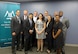 Maj. Rodger Welding (far left), 62nd Operation Support Squadron C-17 pilot and assistant director of operations, poses for a group photo with nine other fellows selected for the Mansfield Fellowship Program May 16, 2017. The Mansfield Fellowship Program, named after Mike Mansfield, former U.S. ambassador to Japan, U.S. Senate majority leader, and U.S. congressman from Montana, is a first-of-its-kind professional development and international exchange program for federal employees. (Courtesy photo) 