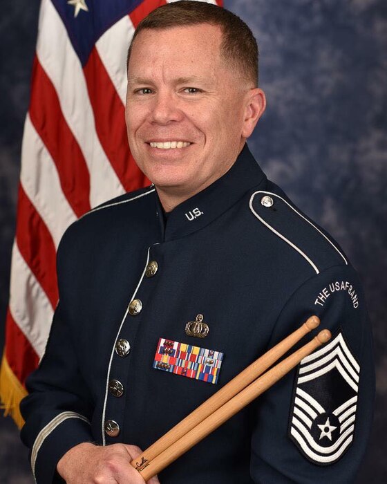 Congratulations to Chief Master Sergeant Chris Martin, Flight Chief of the Ceremonial Brass, who pinned on the highest enlisted rank in the Air Force this week. Well done, Chief! (US Air Force photos/CMSgt Kevin Burns/released)