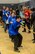 Volunteers cheer on their Olympians during the tug-of-war event of the 2017 Spring Kaiserslautern Military Community Special Olympics on Ramstein Air Base, Germany, May 19, 2017. Students from throughout the Kaiserslautern Military Community traveled to Ramstein to compete in the 49th annual event. (U.S. Air Force photo by Staff Sgt. Timothy Moore)