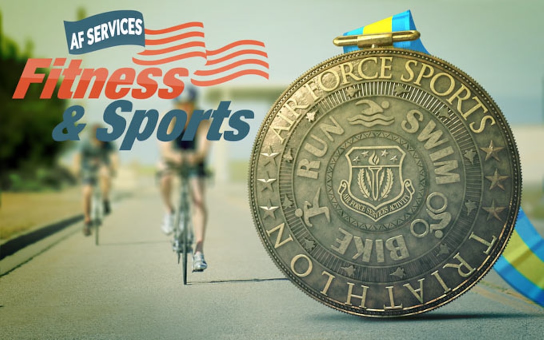 Air Force Sports Triathlon (U.S. Air Force graphic/Gregory Hand)