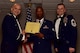 U.S. Air Force Reserve Lt. Col. Paul Centinaro, commander of the 913th Maintenance Squadron, Senior Airman Caleb J. Black, crew chief, 913th MXS and Chief Master Sgt. Scotty Rodgers, deputy superintendent, 913th MXS, pose for a photo during the Airman Leadership School (ALS) graduation ceremony at Little Rock Air Force Base, Ark., May 18, 2017. ALS is an Air Force education program held at base level to prepare senior Airmen for positions of greater responsibility. The course teaches leadership skills required of supervisors and reporting officials throughout the Air Force. (U.S. Air Force photo by Staff Sgt. Jeremy McGuffin/Released)