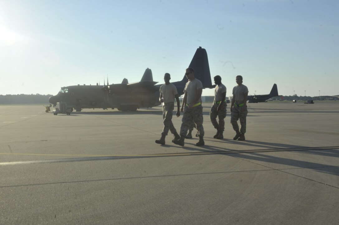 Air commandos from the 4th Aircraft Maintenance Squadron fulfill their duties at Hurlburt Field, Fla., July 7, 2016. The 4th AMU works on the AC-130U Spooky gunship. The AC-130's main mission is to provide close air support, air interdiction and armed reconnaissance and was used in the May 22, 2017, counterterrorism raid against al-Qaida in the Arabian Peninsula operatives in the Marib governorate of Yemen. Air Force photo by Airman Dennis Spain