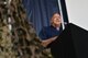U.S. Air Force (Ret.) Gen. Gary North, former 9th Air Force commander, speaks during the 2017 Combat Dining Out in Hangar 1200 at Shaw Air Force Base, S.C., May 19, 2017. North spoke about the 20th Fighter Wing commander’s enduring priorities of mission, Airmen and family. (U.S. Air Force photo by Airman 1st Class Destinee Sweeney)