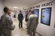 Retired Gen. John Jumper, former U.S. Air Force chief of staff, meets leadership at Holloman Air Force Base, N.M., on May 19, 2017. During his visit he was updated on current Remotely Piloted Aircraft training, given a look into the possibilities of future unmanned aircraft technology, and a virtual drone racing obstacle course demonstration. Jumper is most known within the RPA community for his work arming the MQ-1 Predator. (U.S. Air Force Photo by Senior Airman Chase Cannon)