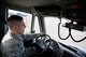 U.S. Air Force Airman 1st Class Seth Bryson, a 354th Civil Engineer Squadron pavement and construction equipment operator, sweeps the flight line of foreign object debris April 10, 2017, at Eielson Air Force Base, Alaska. During both summer and winter months the “Dirt Boyz” main priority is to keep the flight line clean. (U.S. Air Force photo by Airman 1st Class Isaac Johnson)