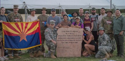 Service members from the Arizona National Guard participated in the Bataan Memorial Death March at White Sands Missile Range during a unique Strong Bonds event. Events such as these have contributed to the success that the Arizona National Guard’s Chaplains Corps have experienced in connecting with Arizona Guardsmen.