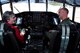 Secretary of the Air Force Heather Wilson, talks with Maj. Joseph Bennington, on the flight deck of an Air Force Reserve C-130 Hercules during her visit to Peterson Air Force Base, Colo., May 22, 2017. Bennington is a C-130 instructor pilot assigned to the 302nd Operations Support Squadron. Peterson AFB was the first official base visit for Wilson as Secretary of the Air Force. (U.S. Air Force photo/Staff Sgt. Frank Casciotta)
