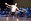 Dancers from Radford University perform a special dance tribute, "Remember the Future," as part of the NASA-Langley 100th Anniversary Tribute, held recently at the Ferguson Center for the Arts, Newport News, VA.
