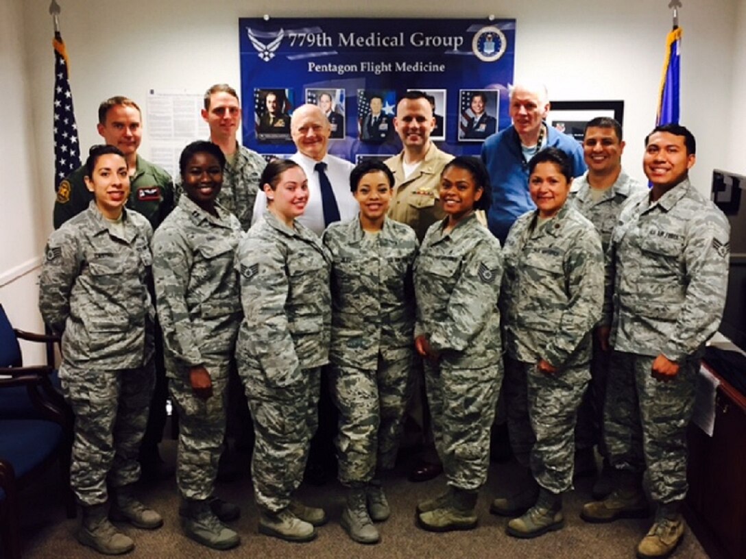 79th Medical Wing’s Pentagon Flight Medicine Clinic staff, May 2017. (Courtesy photo)