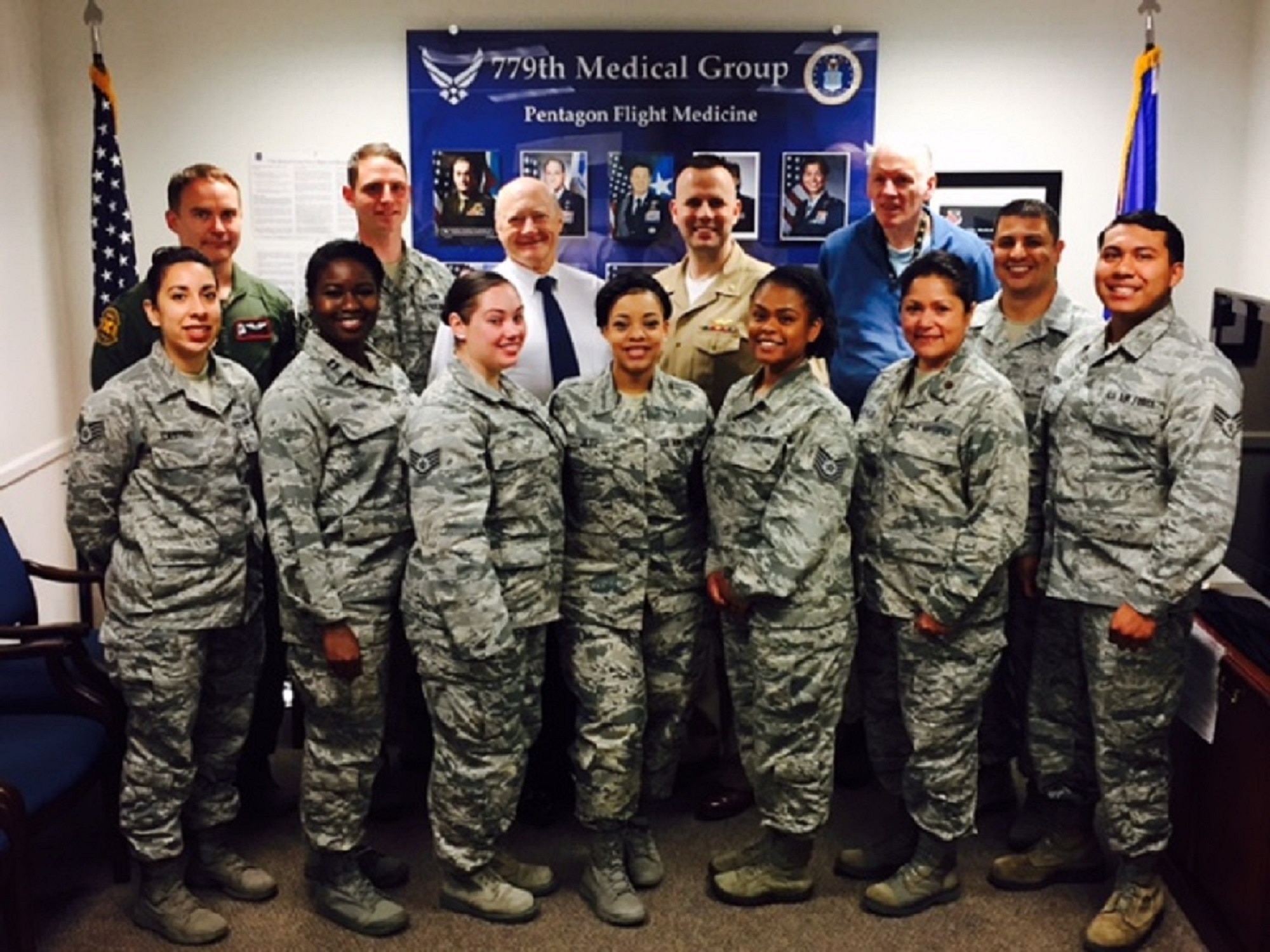 79th Medical Wing’s Pentagon Flight Medicine Clinic staff, May 2017. (Courtesy photo)