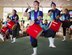 Taiko drummers perform a traditional Japanese song at the Asian and Pacific Islander Heritage Luncheon May 24 at Eglin Air Force Base, Fla.  The base community was treated to an afternoon filled with entertainment, education and Asian-Pacific cuisine.  This year’s theme was “Unite Our Voices by Speaking Together.”  (U.S. Air Force photo/Kevin Gaddie)