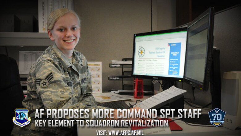 The increase in CSS manning ties directly to the Air Force chief of staff’s first focus area -- revitalizing squadrons. The new positions will be prioritized by need across the Air Force. (Courtesy photo)