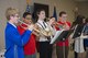 The Newfane Middle School band performs during a military luncheon hosted by Newfane Elementary and Middle Schoolers, May 24, 2017, community center, Newfane, N.Y. The luncheon was open to veterans and actively serving Military members. The children sang songs and played music, then went on to serve lunch to those in attendance. (U.S. Air Force photo by Tech. Sgt. Stephanie Sawyer) 