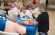 Newfane Elementary and Middle Schoolers host a military luncheon for veterans and actively serving military members, May 24, 2017, community center, Newfane, N.Y. The children sang songs and played music, then went on to serve lunch to those in attendance. (U.S. Air Force photo by Tech. Sgt. Stephanie Sawyer) 