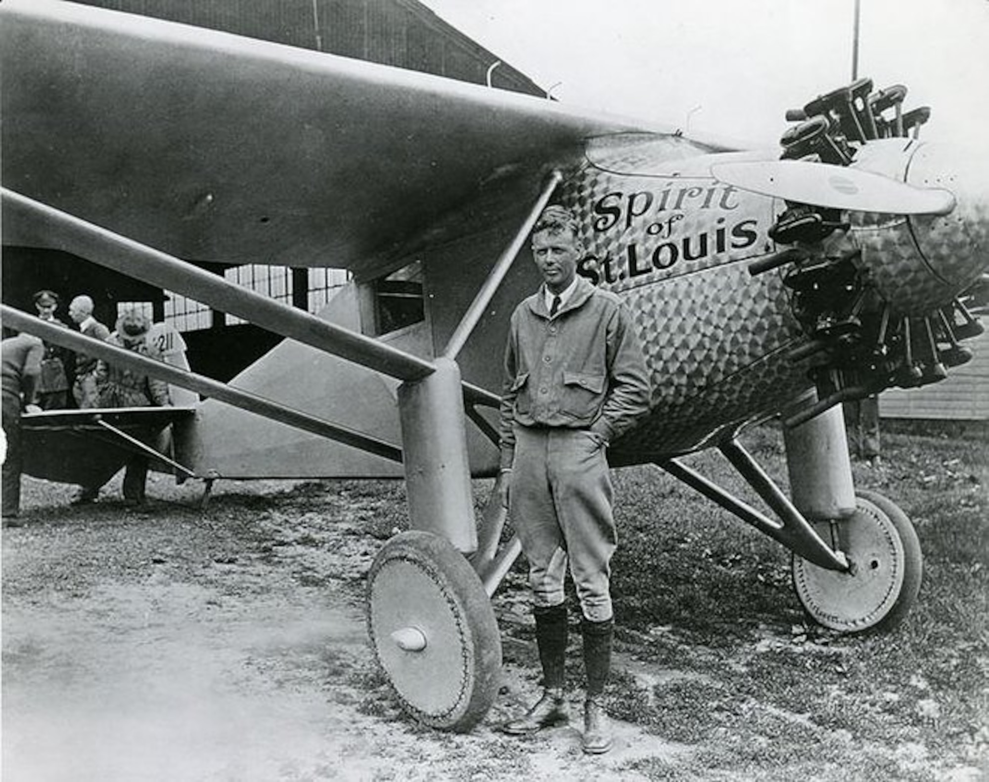 Charles A. Lindbergh, a captain in the Missouri National Guard’s 110th Observation Squadron, completed the first solo non-stop flight across the Atlantic Ocean in the Spirit of St. Louis in May 21, 1927. (Courtesy photo)