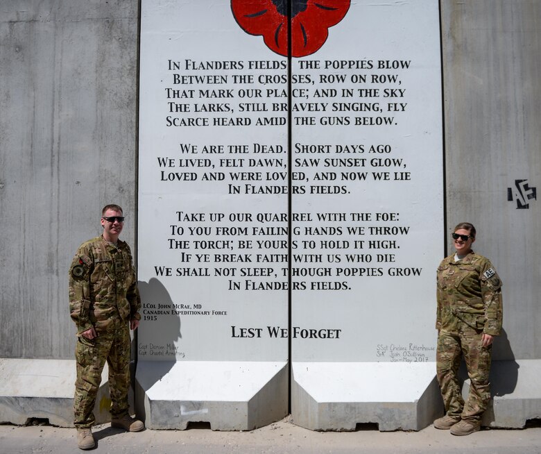 The Poppies Grow On Bagram Airfield Famed Canadian Poem