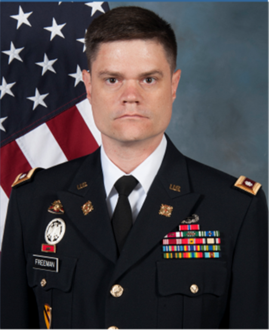 Army Lt. Col. Jacob H. Freeman, executive officer at Defense Logistics Agency Distribution Susquehanna, Pa., officially retired on May 19 after 29 years of service to the Army.  