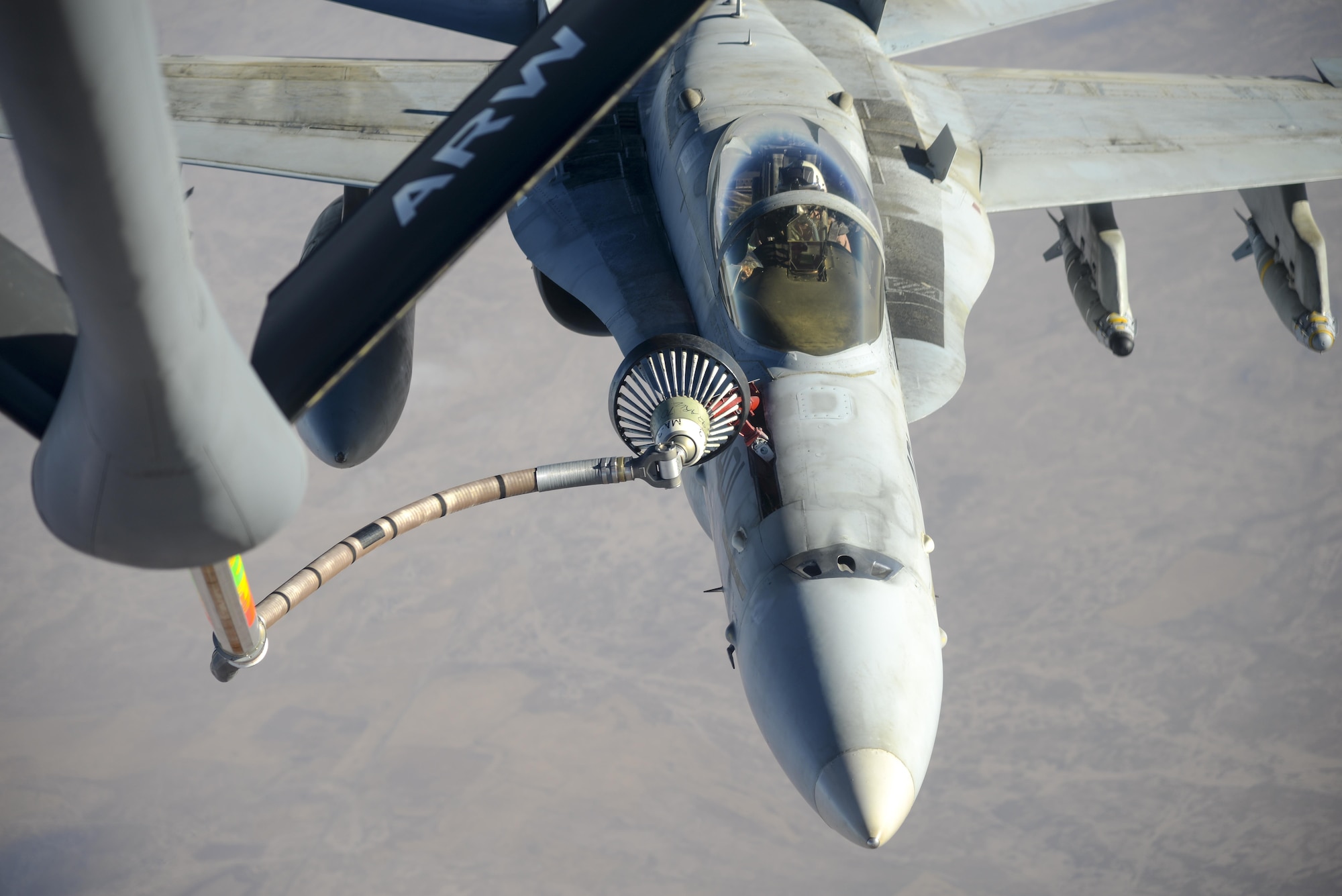 boom to drogue adapter in action