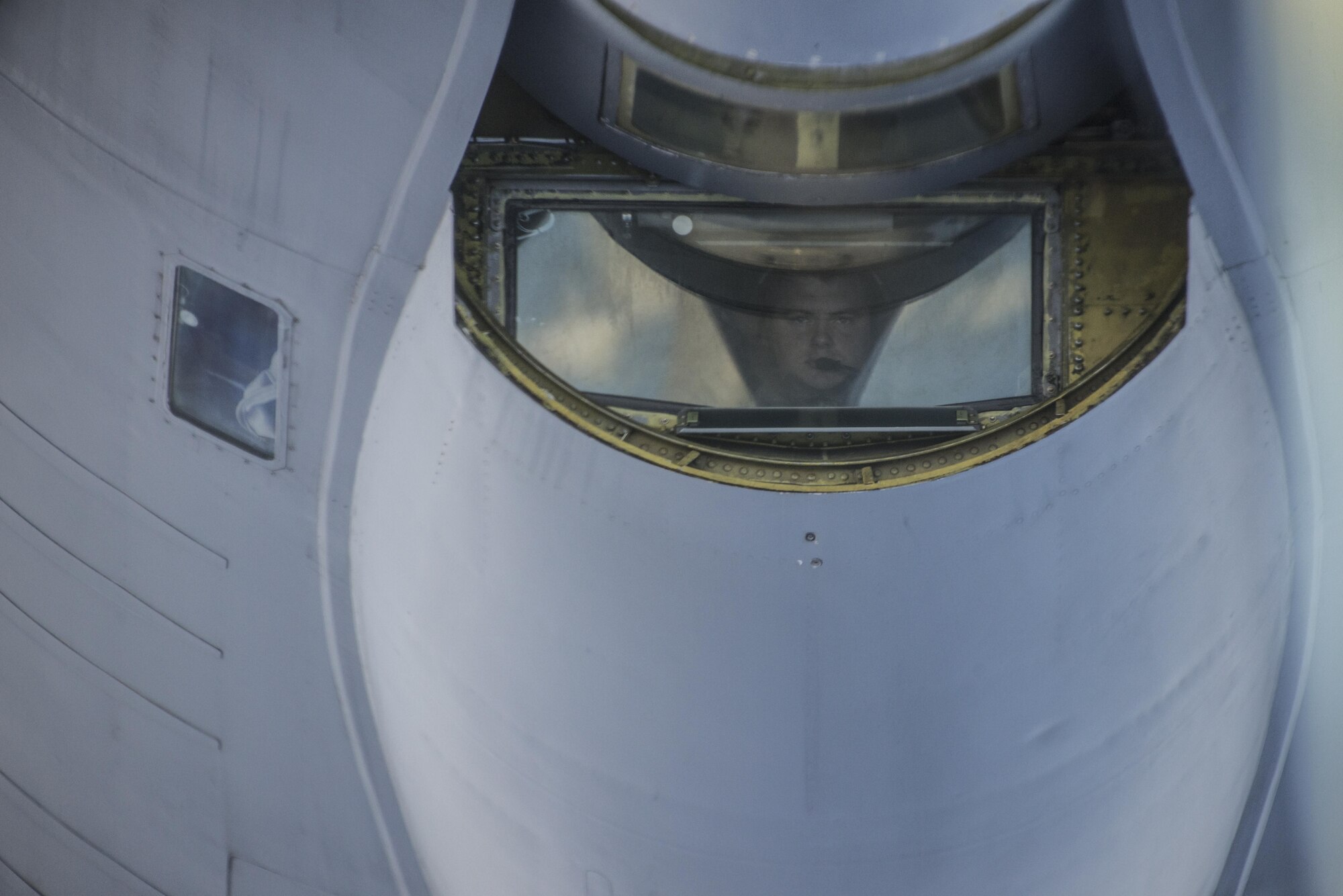 A U.S. Air Force MC-130H Combat Talon II assigned to the 1st Special Operations Squadron receives fuel from a KC-135 Stratotanker assigned to the 452nd Air Mobility Wing, April 14, 2017 over the Pacific. The 353rd Special Operations group sent two MC-130s and a cross-section of aircrew, maintenance and support personnel to New Zealand during Exercise Teak Net. (U.S. Air Force photo by Capt. Jessica Tait)