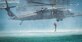 A Pararescueman from the 920th Rescue Wing out of Patrick Air Force Base, Fla., enters the water from an HH-60G Pave Hawk helicopter during the National Salute to America’s Heroes Air and Sea Show, May 27, 2017, at Miami Beach, Fla. Top tier U.S. military assets assembled in Miami to showcase air superiority while honoring those who have made the ultimate sacrifice during the Memorial Day weekend. The 920th Rescue Wing, the Air Force Reserve’s only rescue wing, headlined the airshow, demonstrating combat-search-and-rescue capabilities, by teaming up with a HC-130P/N Combat King and four A-10 Thunderbolt II aircraft. (U.S. Air Force photo/Senior Airman Brandon Kalloo Sanes)