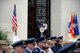 U.S. Air Force Maj. Gen. Timothy G. Fay, Headquarters U.S. Air Forces in Europe and Air Forces Africa director, operations, strategic deterrence and nuclear integration, speaks to an audience during the Madingley Memorial Day Ceremony May 29, 2017, at Madingley Memorial Cemetery in Cambridge, England. The event included a wreath laying, fly overs and a firing of volleys. (U.S. Air Force photo by Senior Airman Christine Groening) 