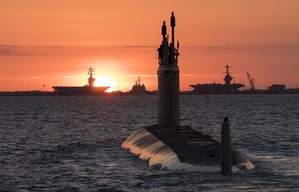 NEWPORT NEWS, Va. (May 27, 2017) An undated photo of the future USS Washington (SSN 787). The Navy accepted delivery of the 14th submarine of the Virginia-class May 26. 