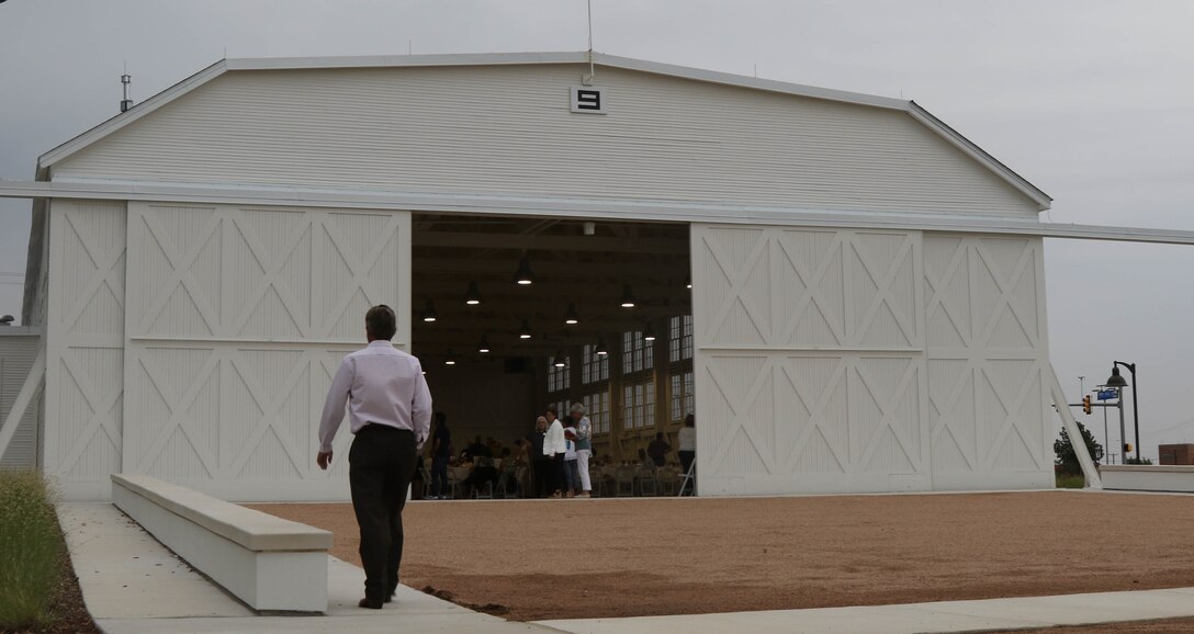 Hangar 9 at Brooks City Base, the only remaining structure in the United States from World War I, was the site of a commemorative event on Saturday, May 20, 2017 in San Antonio, Texas at Brook City Base Hangar 9. The event was hosted by the City of San Antonio Department of Military Affairs to honor those who served in World War I. (U.S. Army Reserve photo by Spc. Kati Waxler)