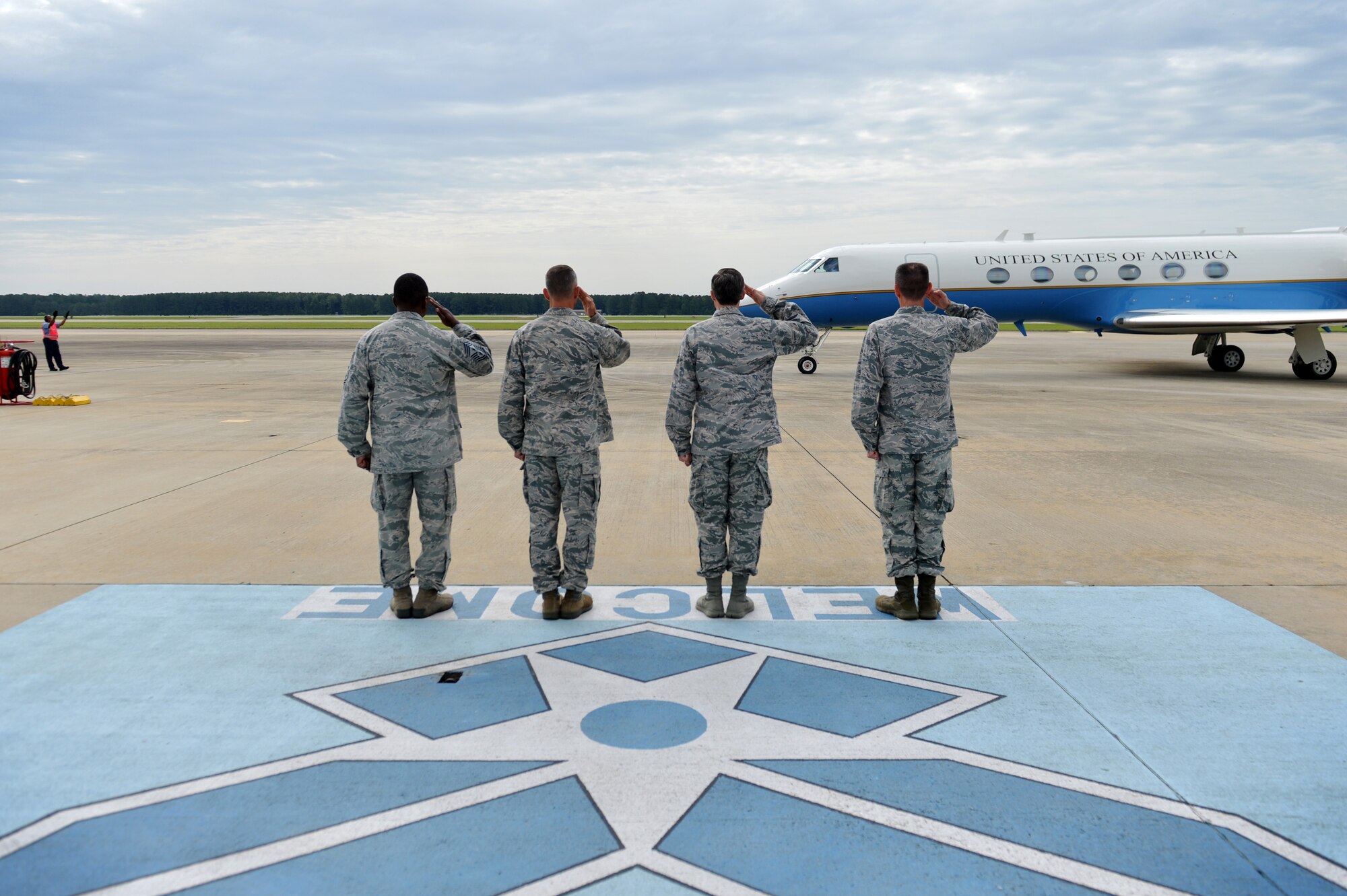 U.S. Air Force Chief of Staff Gen. David L. Goldfein arrives at Shaw Air Force Base, S.C., May 30, 2017. Goldfein visited Shaw to meet with Airmen and discuss his focus areas of Revitalizing the Squadron, Strengthening Joint Leaders and Teams, and Multi-Domain Command and Control. (U.S. Air Force photo by Airman 1st Class Christopher Maldonado)