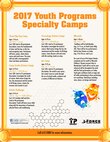 2017 Youth Programs Specialty Camps