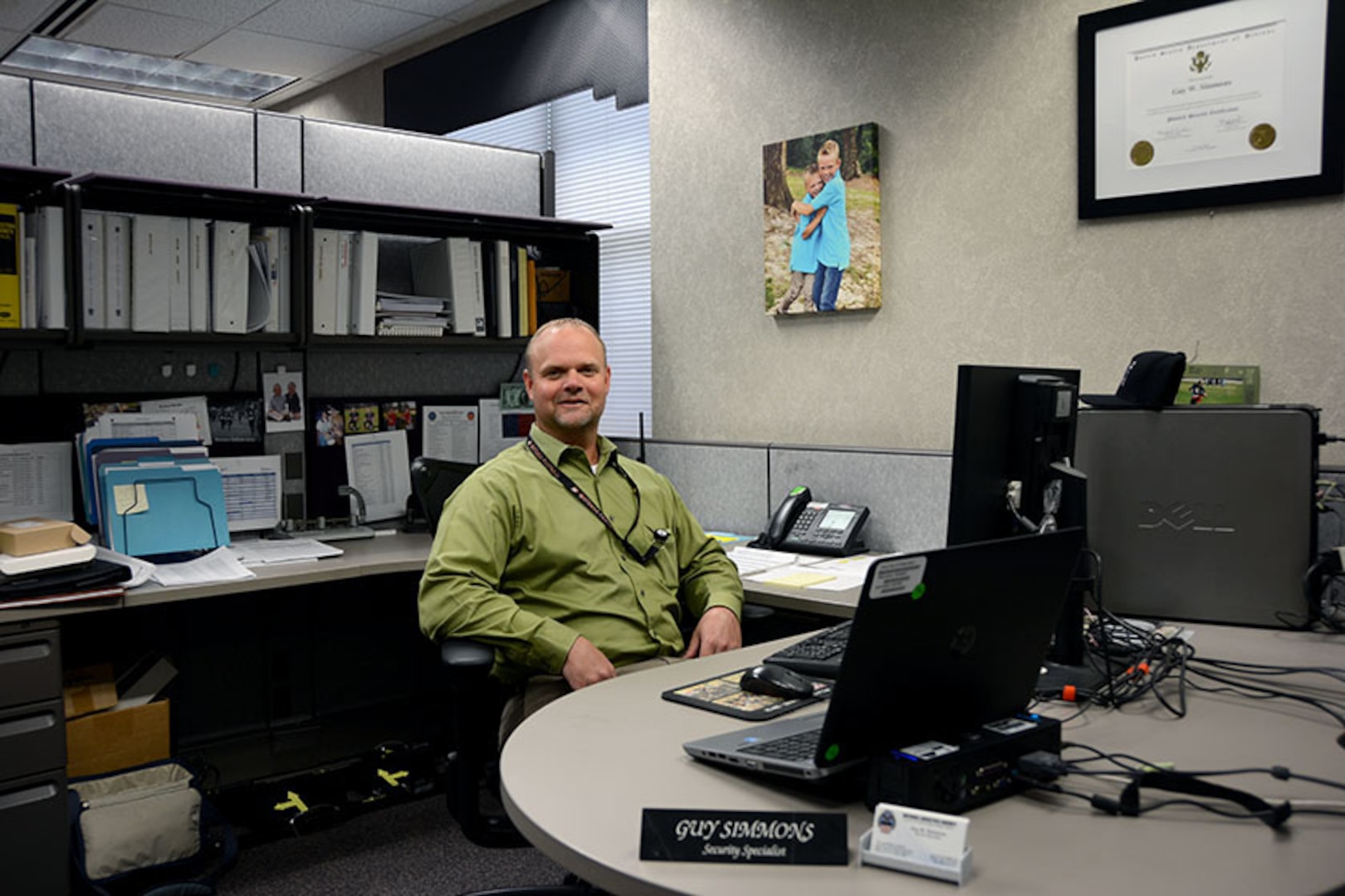 Guy Simmons, the manager for Defense Logistics Agency Installation Support at Richmond’s Physical Security Program at Defense Supply Center Richmond, Virginia implements Department of Defense, DLA guidance and physical security measures on the installation based on the resources, assets and capabilities available.