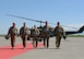 (From left to right) Capt. James Harris, 40th Helicopter Squadron co-pilot, Capt. Matt Thompson, 40th HS pilot, Maj. Melonie Parmley, 341st Medical Group flight surgeon, Tech. Sgts. Andrew Blankenship and Daniel Marchick, 40th HS special mission aviators, walk away from a helicopter May 30, 2017, at Malmstrom Air Force Base, Mont. The crew saved two girls and their dog Tuesday morning after the girls got lost while hiking in Sluice Boxes State Park Monday night. (U.S. Air Force photo/Staff Sgt. Delia Marchick)