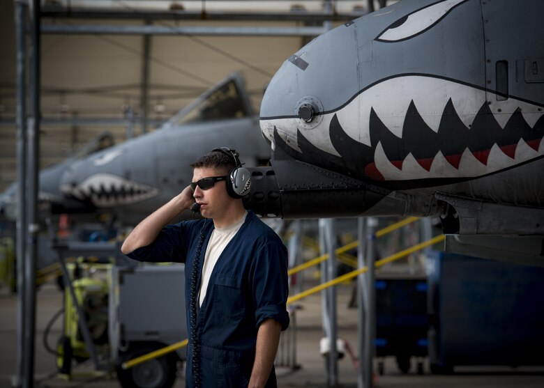 Aircraft from the 23d Wing conducted a surge exercise May 22, 2017, at Moody Air Force Base, Ga. The exercise was conducted in order to demonstrate the wing's ability to rapidly deploy combat ready forces across the globe. The 23d Wing maintains and operates A-10C Thunderbolt IIs, HH-60G Pave Hawks, and HC-130J Combat King II aircraft for precision attack, personnel recovery and combat support worldwide. (U.S. Air Force photo by Airman 1st Class Lauren Sprunk) 