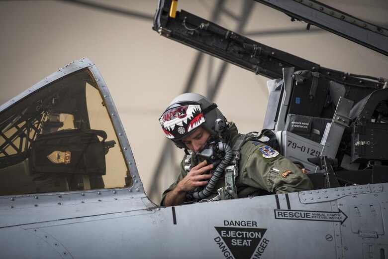 Aircraft from the 23d Wing conducted a surge exercise May 22, 2017, at Moody Air Force Base, Ga. The exercise was conducted in order to demonstrate the wing's ability to rapidly deploy combat ready forces across the globe. The 23d Wing maintains and operates A-10C Thunderbolt IIs, HH-60G Pave Hawks, and HC-130J Combat King II aircraft for precision attack, personnel recovery and combat support worldwide. (U.S. Air Force photo by Senior Airman Janiqua Robinson) 