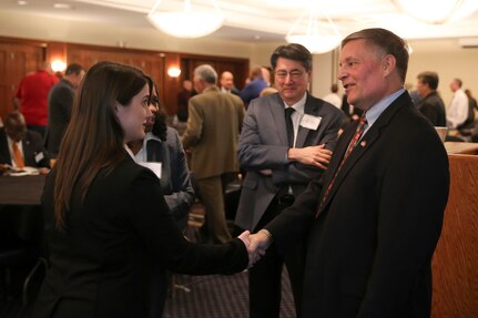 The Cartridge Actuated Device/Propellant-Actuated Device (CAD/PAD) Joint Program Office (JPO) hosted its 2017 CAD/PAD Industry Summit on Joint Base Andrews, April 28-29, to discuss new initiatives as well as  current and emerging requirements in the field.  U.S. Navy Photo by Matthew Poynor.