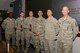 U.S. Airmen assigned to the 20th Aircraft Maintenance Squadron are recognized as Shaw “Weasels of the Week” by Col. Daniel Lasica, 20th Fighter Wing (FW) commander, center right, and Chief Master Sgt. Christopher McKinney, 20th FW command chief, left, at Shaw Air Force Base (AFB), S.C., May 31, 2017. The Airmen were recognized for their teamwork during training missions Green Flag, Neptune Falcon and Neptune Hawk at Nellis AFB, Nev. (U.S. Air Force photo by Airman 1st Class Kathryn R.C. Reaves)