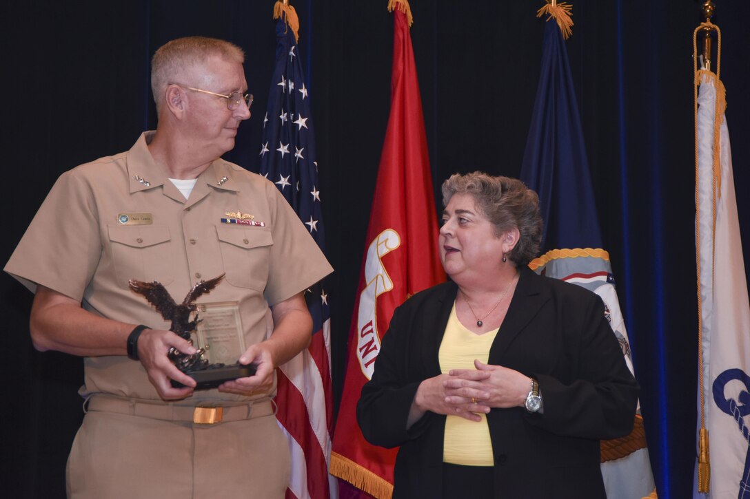 The Navy’s top defense acquisition award was presented to DCMA director, Navy Vice Adm. David Lewis, for a lifetime achievement in acquisition excellence.