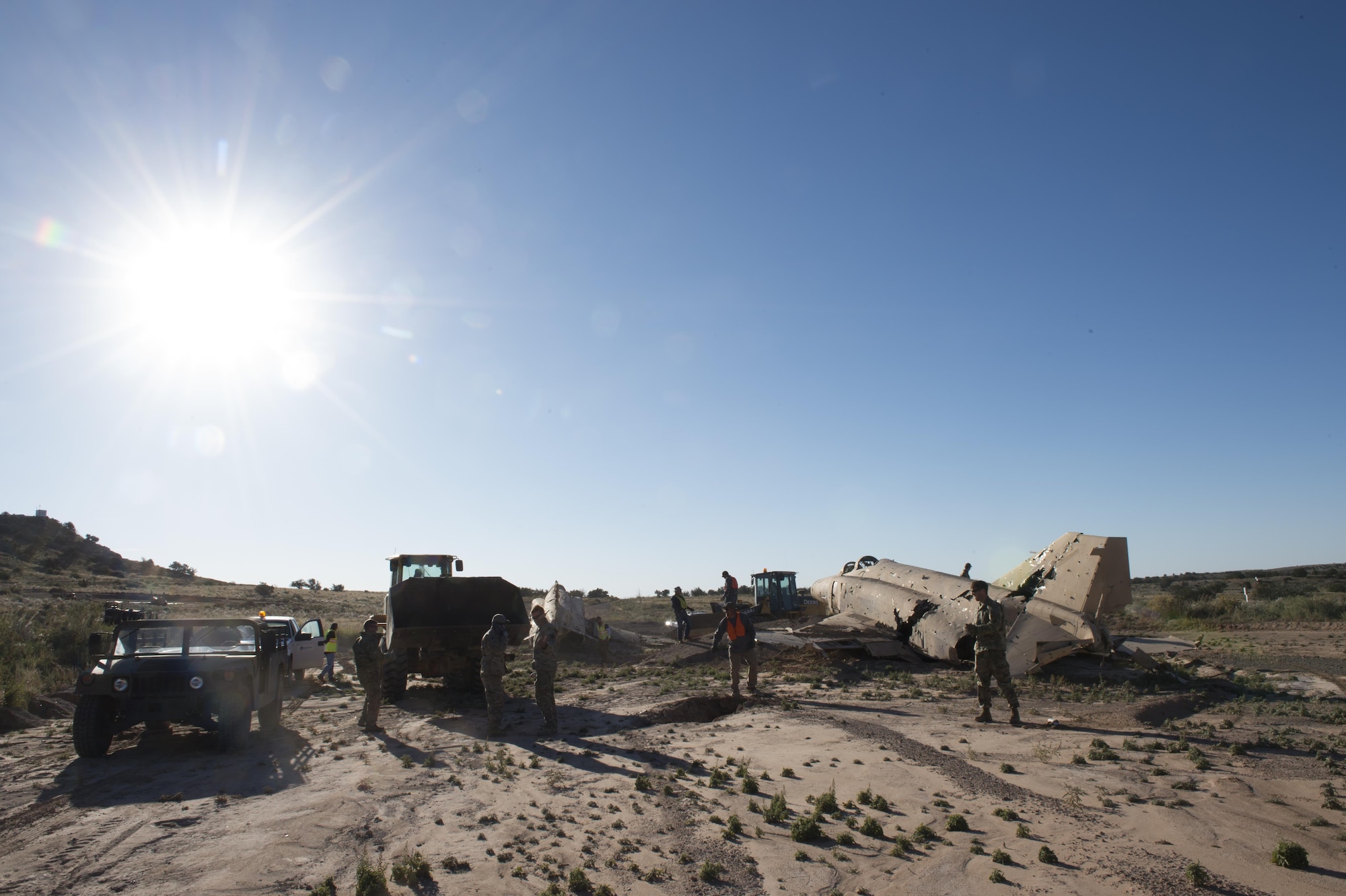 EOD conducts joint range clearance