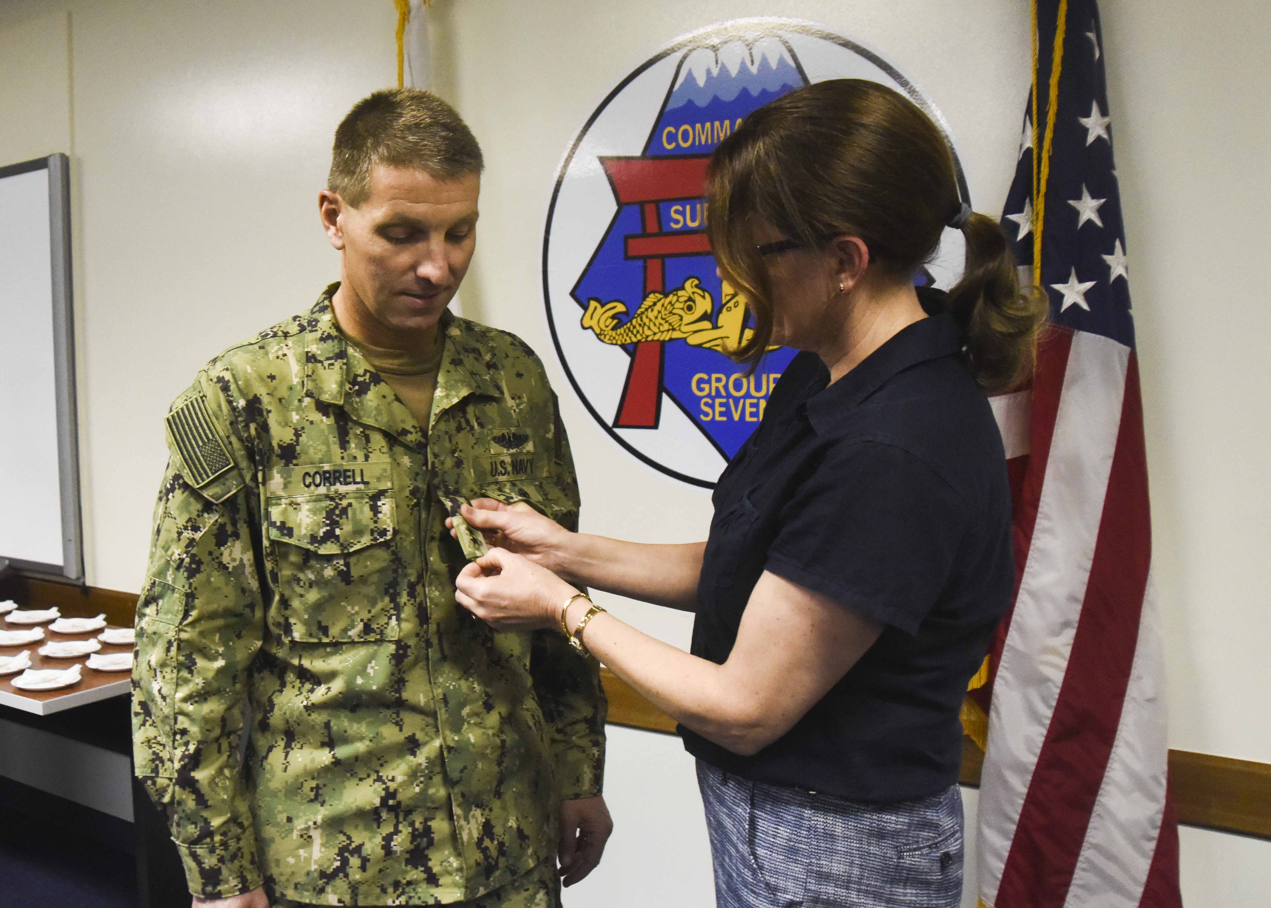 Commander Submarine Group SEVEN Promotes to Two-Star