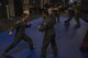 Airmen assigned to Moody Air Force Base practice skills learned in combat survival training, Oct. 23, 2017, at Moody Air Force Base, Ga. The new, three-day combined training is designed to merge many smaller courses and seamlessly tie together skills that could be used in the event that Airmen become isolated during a mission. (U.S. Air Force photo by Senior Airman Daniel Snider)