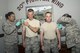 U.S. Airmen assigned to the 20th Medical Operations Squadron immunization clinic administer influenza vaccines to 20th Fighter Wing leadership at Shaw Air Force Base, South Carolina, Nov. 2, 2017.
