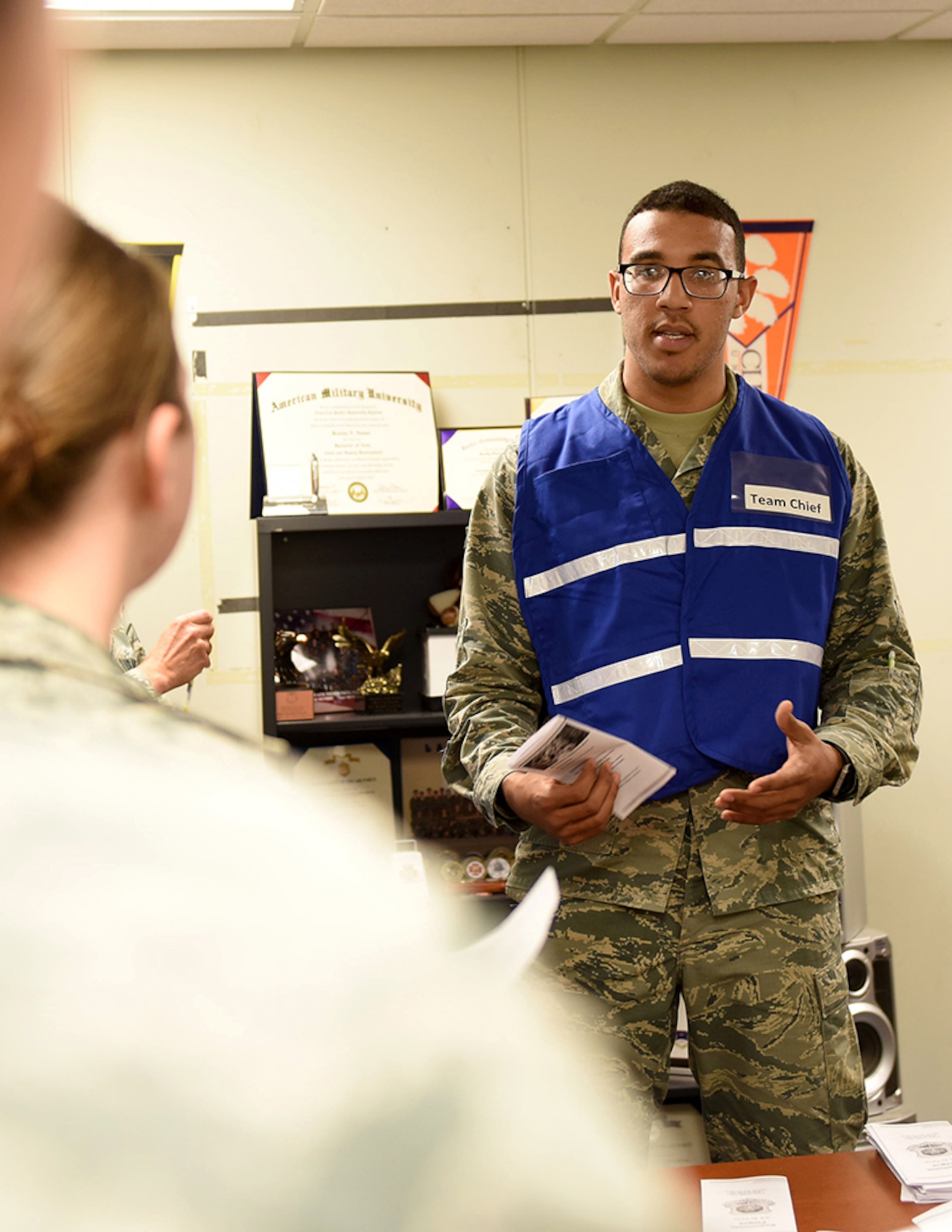 The 78th Medical Group recently conducted a Disease Containment Point of Distribution, or PoD, exercise from its warehouse facility. The event tested the group’s ability to respond to the needs of Robins’ mission-essential personnel in the event of a major public health emergency within the community. (U.S. Air Force photos/TOMMIE HORTON)