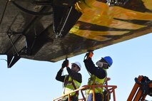 For the past few weeks, a C-7A Caribou has grabbed most of the Fort Eustis community’s attention as a restoration team returns the aircraft to its former glory—a U.S. Army Golden Knights plane.