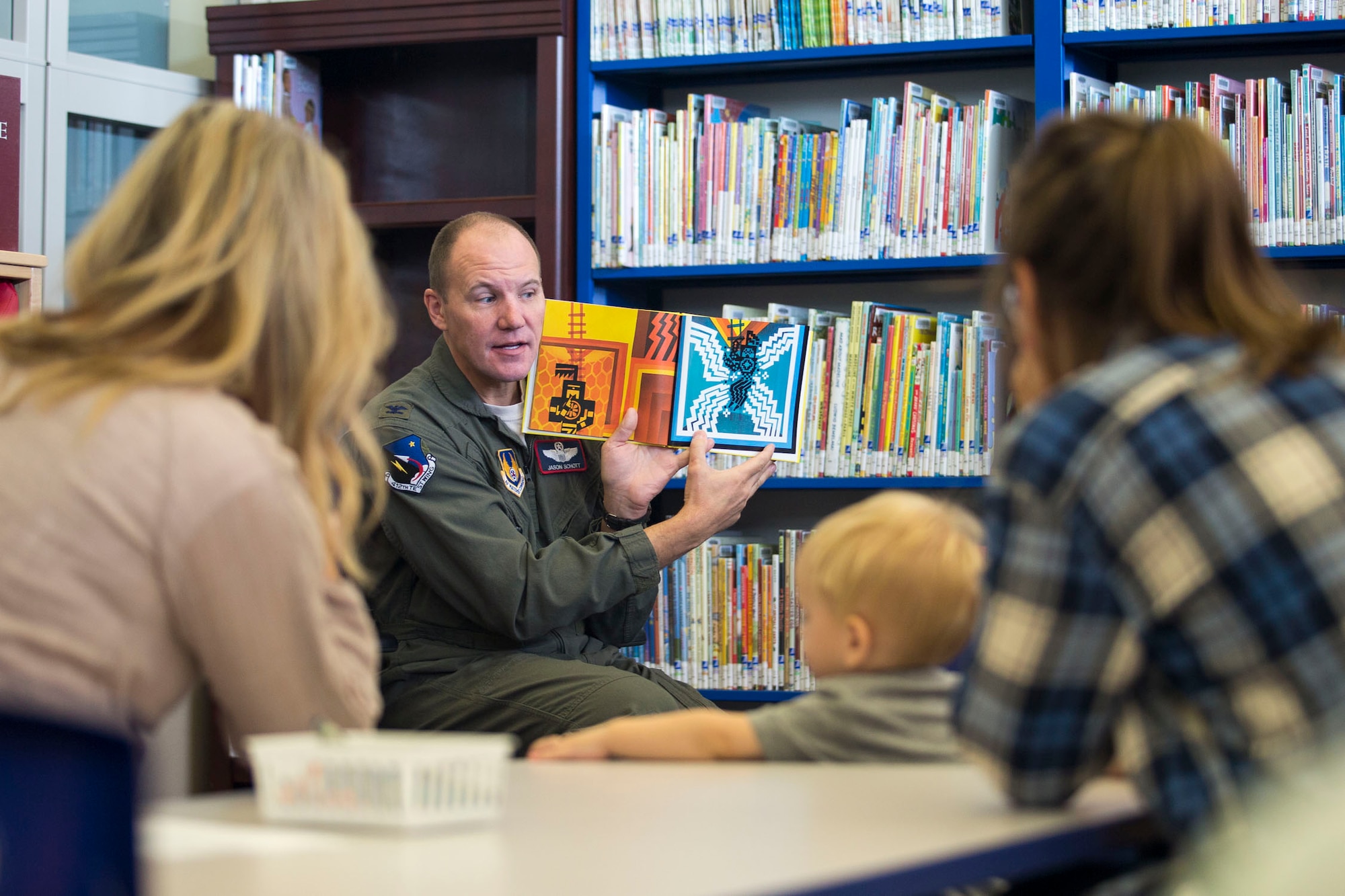 The 412th Test Wing and NASA Armstrong Flight Research Center kicked off Native American Heritage Month at the base library Nov. 1. (U.S. Air Force photo by Christian Turner)