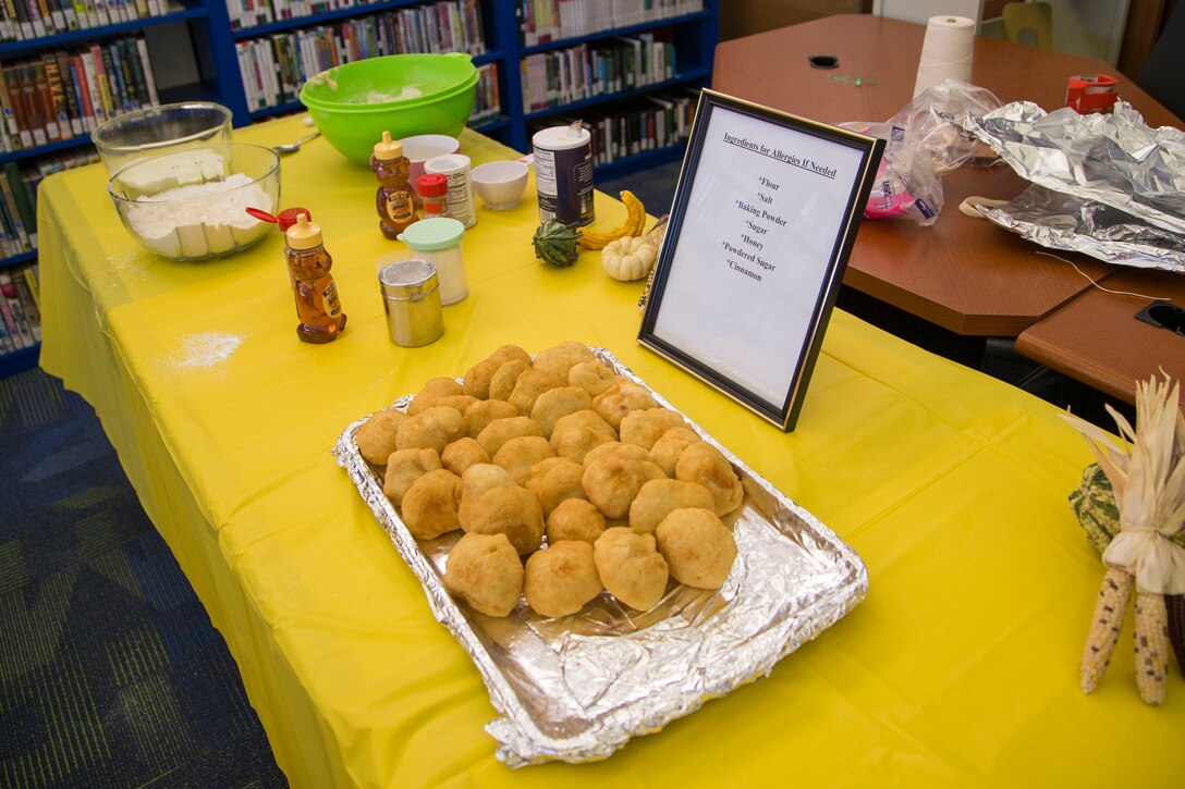 The 412th Test Wing and NASA Armstrong Flight Research Center kicked off Native American Heritage Month at the base library Nov. 1. (U.S. Air Force photo by Christian Turner)