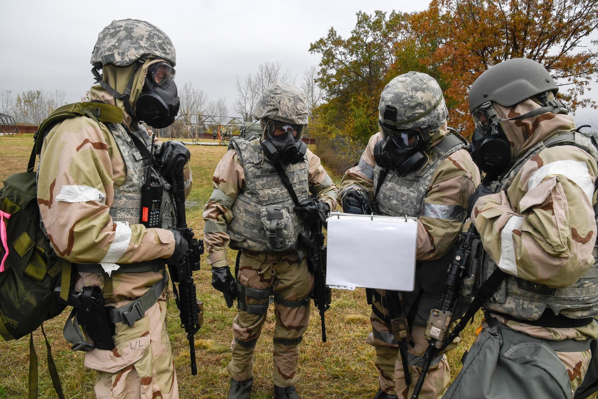 Airmen train