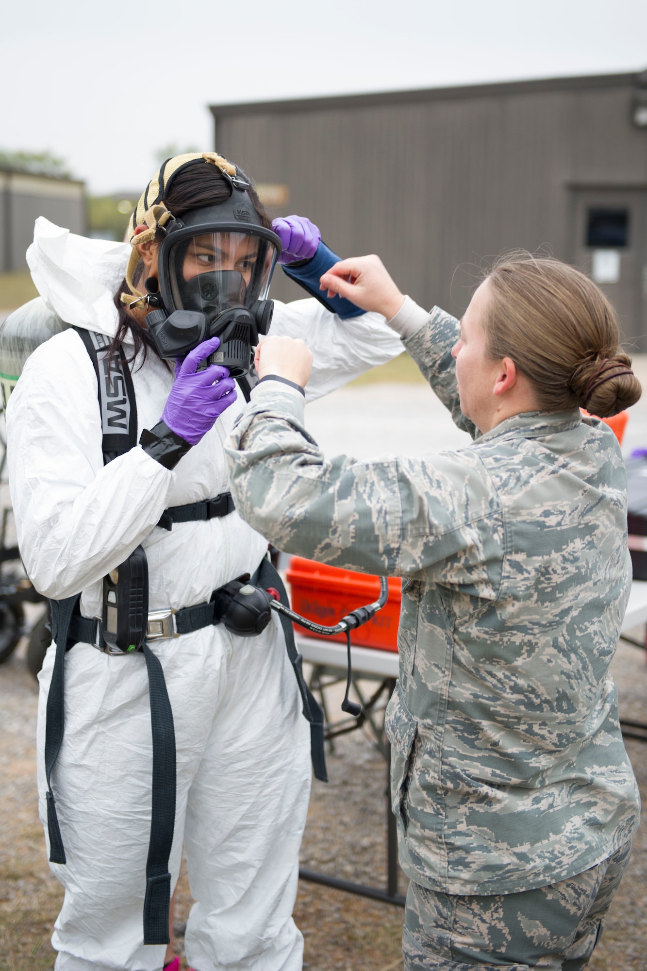 Bioenvironmental, emergency management HAZMAT training