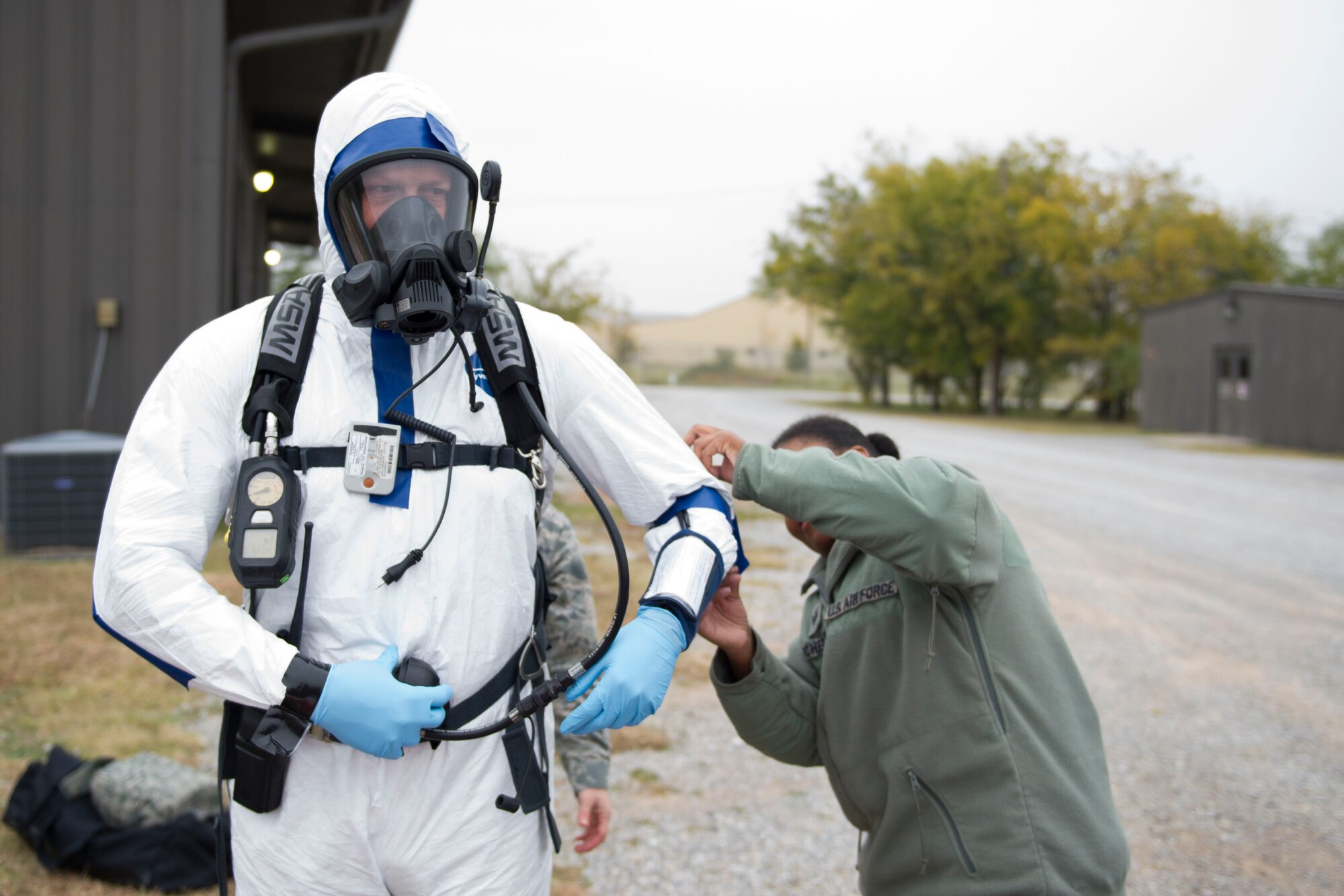 Bioenvironmental, emergency management HAZMAT training