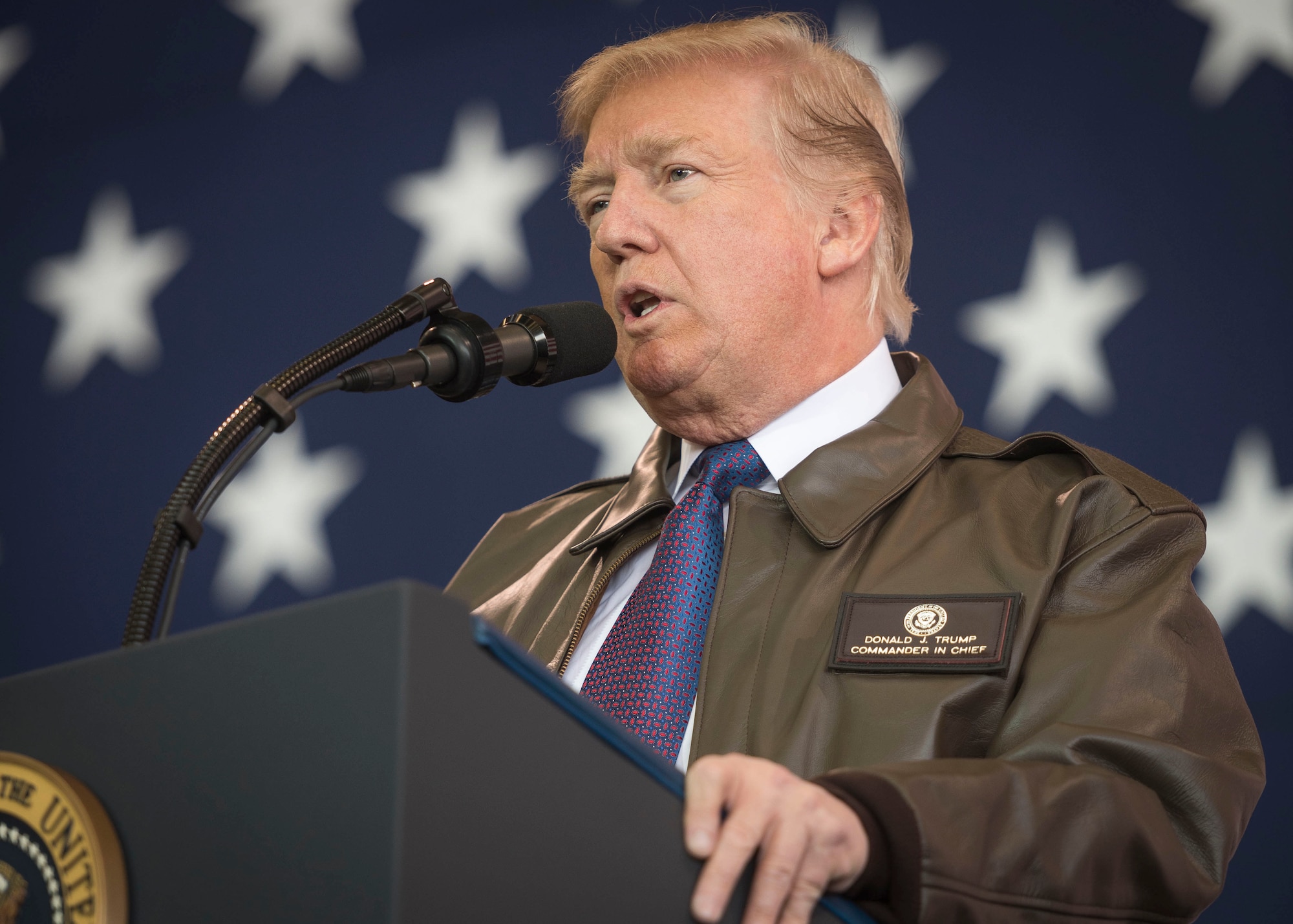 President Donald J. Trump visits Yokota Air Base