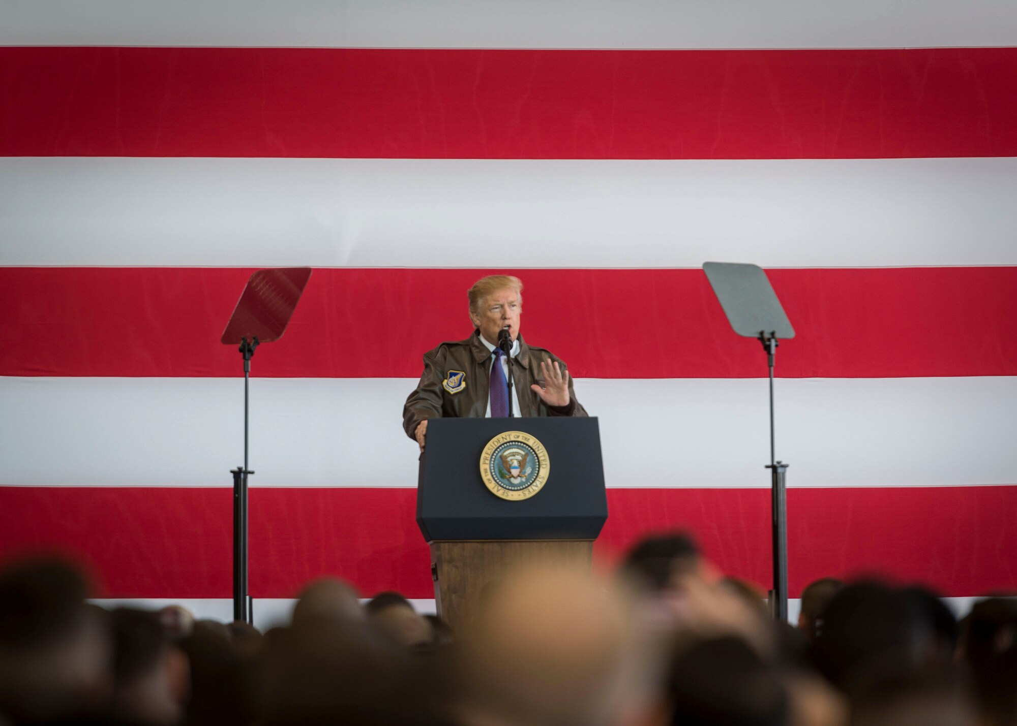 President Donald J. Trump visits Yokota Air Base